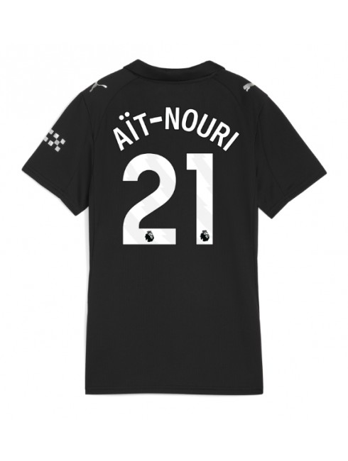 Billige Manchester City Rayan Ait-Nouri #21 Bortedrakt Dame 2025-26 Kortermet Billige Manchester City Rayan Ait-Nouri #21 Bortedrakt Dame 2025-26 Kortermet